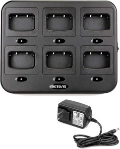 Retevis 6-Way Charger for RTC777 H-777, H-777H, BF-888S, BF-88ST - Picture 1 of 9