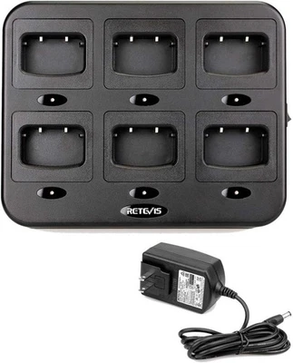 Retevis 6-Way Charger for RTC777 H-777, H-777H, BF-888S, BF-88ST - Image 1 of 4