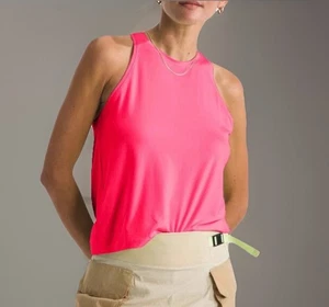 THE NORTH FACE Tank Top Womens X-Large Hot Pink Dune Sky Standard FlashDry NEW - Picture 1 of 10
