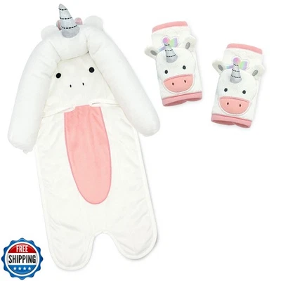 Travel Bug Baby and Toddler 3-Piece Head Support and Strap Covers Set for Car - Image 1 of 4