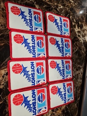 8 Vintage PEPSI HOTSHOT Embroidered Patch 1970s 3.5" Long Mint Unused NBA  - Image 1 of 4