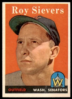 1958 Topps Set Break Roy Sievers #250 NR-MINT - Image 1 of 2