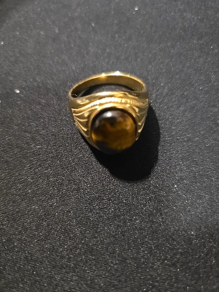 Tiger's Eye Signet 戒指 尺寸 12 — 第 1/3 张图片