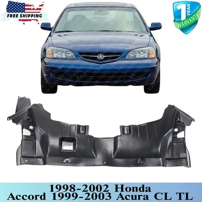 Front Engine Splash Shield Under Cover For 98-02 Honda Accord 99-03 Acura CL TL Foto 1 de 4