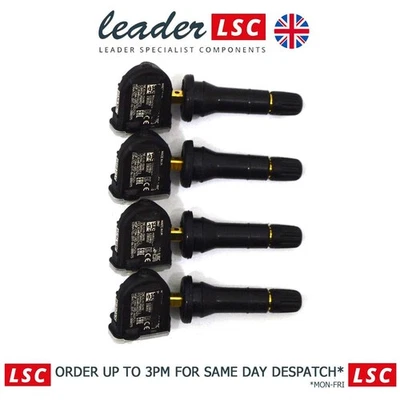 TPMS Sensors x4 Ford KA Kuga Mondeo Puma Ranger Tourneo NEW 2562276 OEM - Image 1 of 4