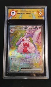 🔥POKEMON ITA🔥TINKATON EX 262/193 FULL ART🔥EVOLUZIONI A PALDEA🔥GRAAD 9 - Imagen 1 de 7