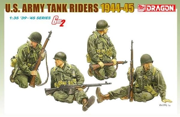 US ARMY TANK RIDERS 1944-45 KIT 1:35 - Immagine 1 di 1