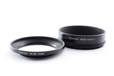 Contax Metal Hood 3 / Ring 67/86 Excellent+ 5 from Japan Y2792 - Image 1 of 4