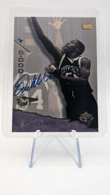 ERIC WILLIAMS AUTOGRAPHED 1995 SIGNATURE ROOKIES PROSPECT 105/5000 #64 — 第 1/3 张图片