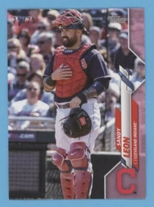 Sandy Leon 2020 Topps MINI ON DEMAND Update PINK PARALLEL #U-48 /25 INDIANS - Picture 1 of 2
