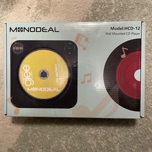 CD Player with Bluetooth, MONODEAL Portable Rechargeable CD Player with Wall CD - Picture 1 of 2