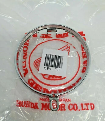 LUZ DE CABEZA DE LLANTA HONDA C100 CA100 C102 CA102 C105T C110 C115 CZ100 NOS Foto 1 de 4
