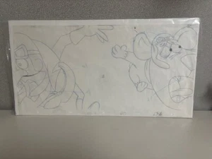 Hanna Barbera Funtastic producción original dibujo arte Dick Dastardly Muttley - Imagen 1 de 6