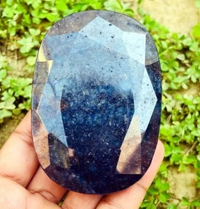 4185 CTS NATURAL CEYLON BLUE SAPPHIRE OVAL CUT LOOSE GEMSTONE - Picture 1 of 5
