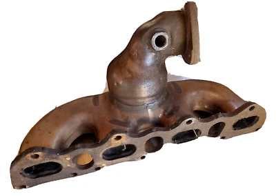 Porsche Cayenne 2003-2006 colector de escape motor 4,5 L lado izquierdo usado fabricante de equipos originales Foto 1 de 4