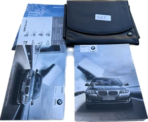 BMW 5 Series Owners Manual Handbook Guide with Wallet 2010 print 2010-2015 - Picture 1 of 10