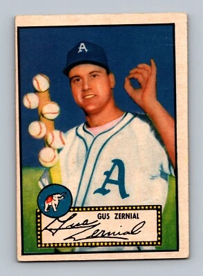 1952 Topps #31 Gus Zernial (Red Back) VG-VGEX Vintage Baseball Card - Image 1 of 2