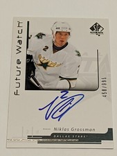 2006-07 SP Authentic Niklas Grossman RC AUTO ON CARD Future Watch/999