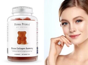 UNICHI Colágeno Rosa Goma 60 Gomitas Reduce Líneas Finas Lucha El Envejecimiento de la Piel - Imagen 1 de 4