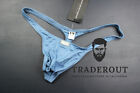 N2N Bodywear Men nile blue  Rayon micro thong G-string underwear Size M