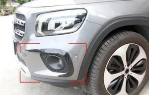 Front Bumper Lip Diffuser Splitter Fins For Benz GLB 2020-2022 ABS Carbon Fiber - Foto 1 di 6