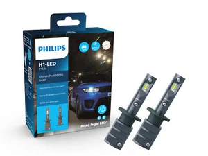 Philips Ultinon Pro6000 Boost H1 LED Abblendlicht Fernlicht 12V 13W 11258U60BX2 - Picture 1 of 5