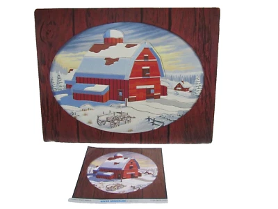 Vintage Tuck & Cut Winter Wonderland 12x16 picture Craft 1994 Creative Classics - Image 1 of 4