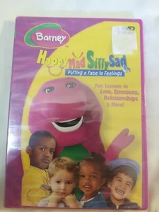 Barney - Happy Mad Silly Sad: Putting A Face To Feelings (DVD, 2003) Sealed, New - Picture 1 of 3