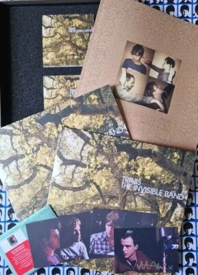 SIGNED Travis Invisible Band 20th Anniversary Box Set Clear Vinyl 2LP 2CD Book + - Image 1 of 4