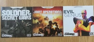 Computer Gaming Magazine Demo Disks 2004 #s 240 242 244 Secret Wars Evil Genius - Picture 1 of 14