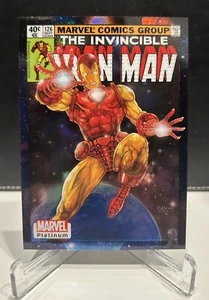Iron Man - Variante de Cubierta Paralelo Cósmico #/25 - 2023 Cubierta Superior Marvel Platino - Imagen 1 de 2