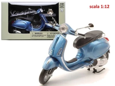 NEW-RAY SCALA 1/12 MODELLINO MOTO VESPA PIAGGIO PRIMAVERA 2013 DIE-CAST METAL - Immagine 1 di 4