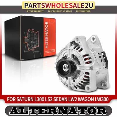 Alternator for Saturn L300 01-05 LS2 LW2 2000 LW300 01-03 120 A/12 V CW 6-Groove - Image 1 of 4
