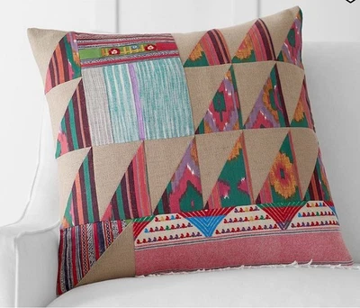 Pottery Barn Counterpane 枕套 (1) Pauline Boyd 拼布孵化 — 第 1/4 张图片