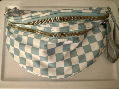 *NUEVO* Bolso Bandolera Emmafy Go Free The Roomiest Azul a Cuadros Foto 1 de 4