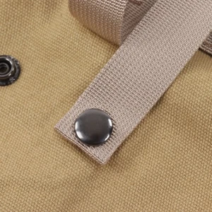 (Khaki)Outdoor Foraging Bag Waist Hanging Oxford Cloth Collapsible Simple A DM - Picture 1 of 12