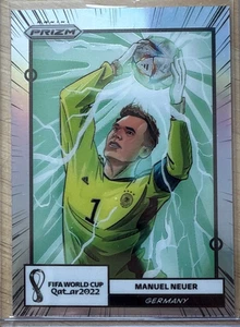 Manuel Neuer Manga 2022 Panini Prizm FIFA World Cup Qatar - Picture 1 of 2