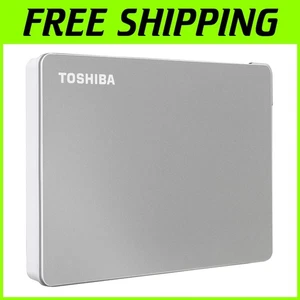 Canvio Flex 1TB Portable External Hard Drive - Silver - Picture 1 of 9