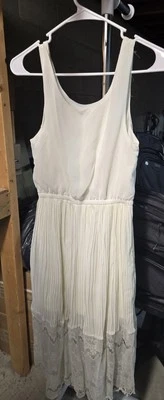 white lace bottom dress - Image 1 of 4