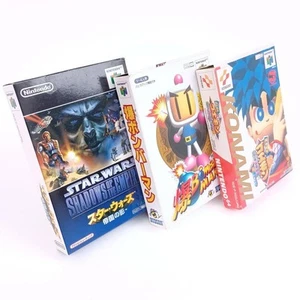 Nintendo 64 N64 Star Wars Bomberman Ganbare Goemon Japón Importación NTSC-J P... - Imagen 1 de 10
