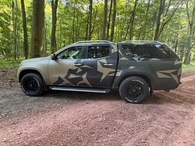 RID R07 9x18 6x114,3 Felgen + Reifen Black Bear AT2 265/60/18 für X350 Navara - Bild 1 von 4