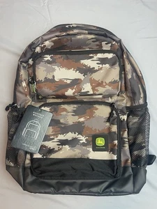 John Deere Men's Adult 18" Jordy Laptop Backpack, Urban Camo NEW NWT - Picture 1 of 8
