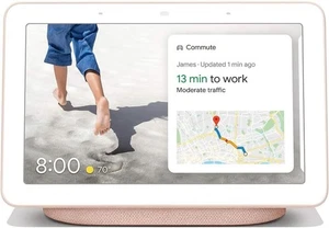 Google Nest Hub - Pantalla inteligente, modelo: H1A, arena, cable de alimentación + altavoz - Imagen 1 de 12