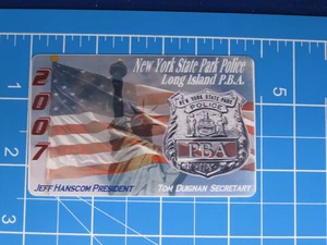 New York State Park Police Long Island PBA Card vintage 2007 - Picture 1 of 2