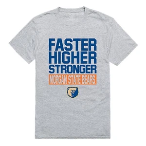 Morgan St University Bears NCAA Cotton College Logo Workout Tee T-Shirt S - 2XL - Picture 1 of 1