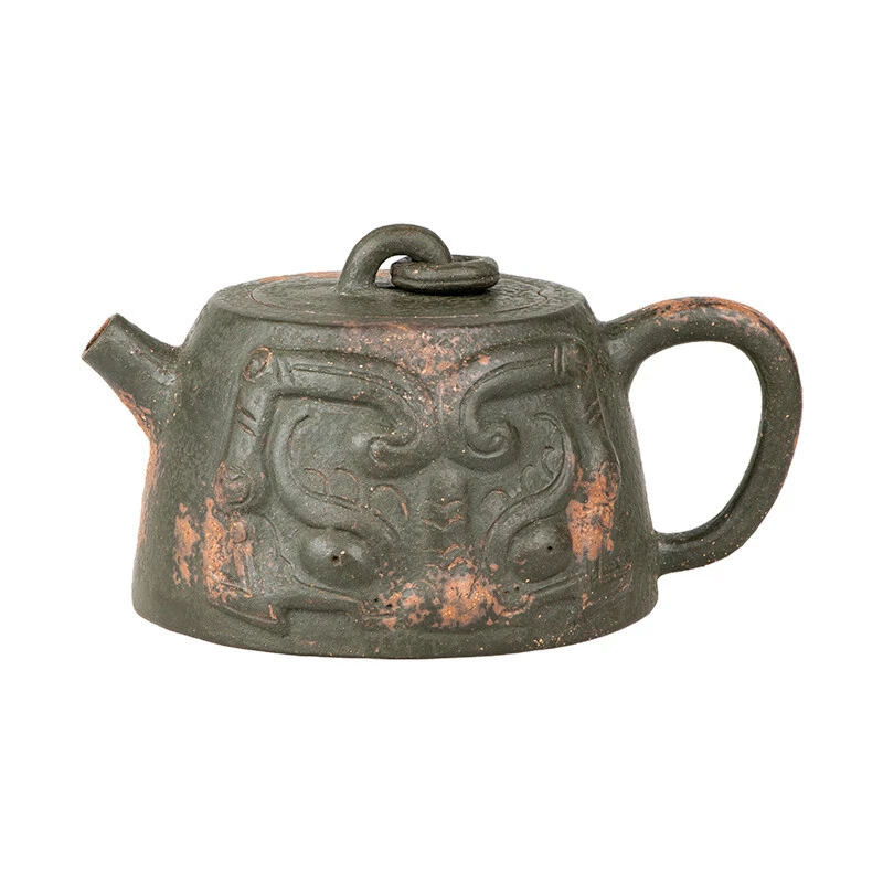 Tetera completa hecha a mano True Yixing Zisha arcilla olla biónica bronce como cuidado de la salud  Foto 1 de 4