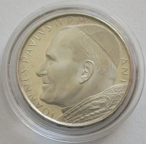 Vatikan 500 Lire 1979 Papst Johannes Paul II. Silber - Picture 1 of 2