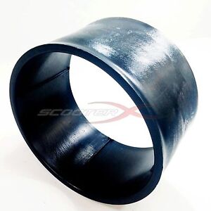 10X6 inch Wide Black Replacement PVC Plastic Wheel Sleeve Drift Trike Qty1 Only