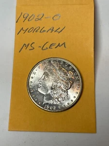 Silberdollar Morgan 1902-O. Unzirkuliert und Brillant mit scharfen Details. - Bild 1 von 3