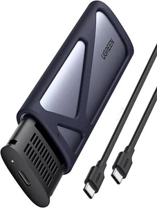 UGREEN M.2 NVMe SSD Enclosure, USB 3.2 Gen 2 10Gbps NVMe External Enclosure, & M - Picture 1 of 1